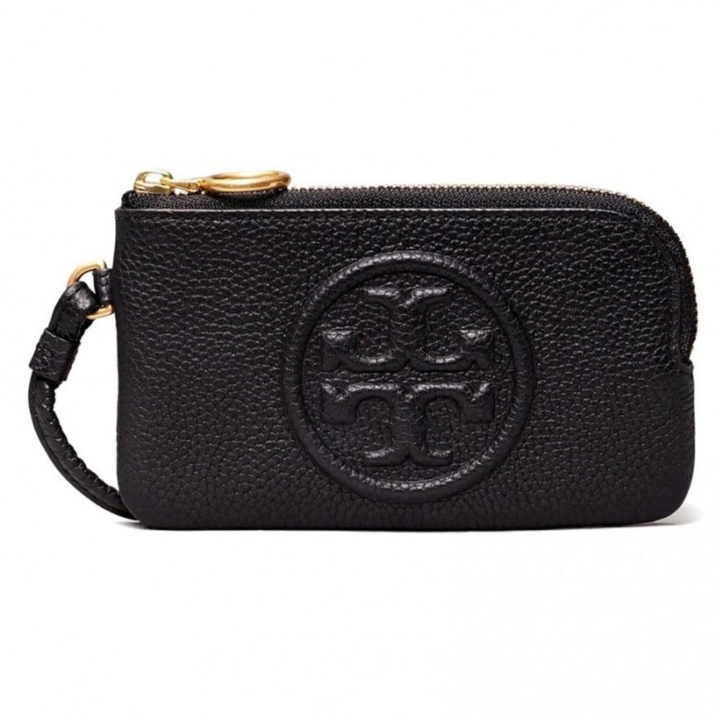 Tory Burch Perry Bombe Top-Zip Card Case